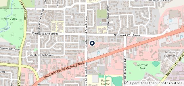 Map showing the location of Scott's Automotive