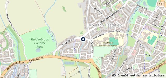 Map showing the location of Croft Garage