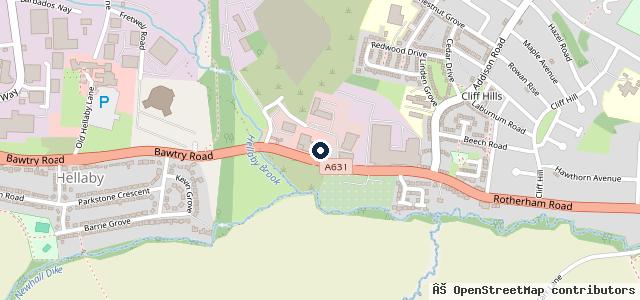 Map showing the location of D & M Autos