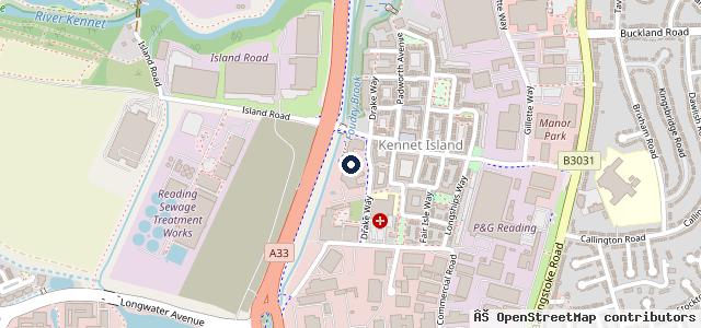 Map showing the location of Group 1 Reading BMW | Reading