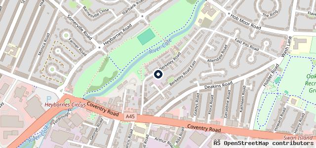 Map showing the location of Berkeley Auto Centre Ltd