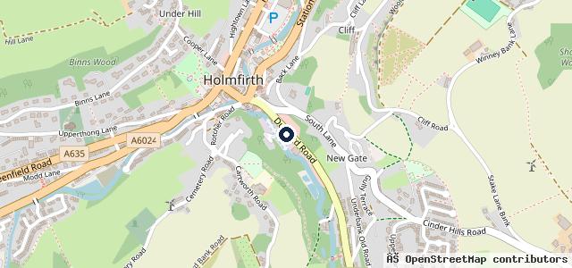Map showing the location of Holmfirth Ford Specialist Ltd