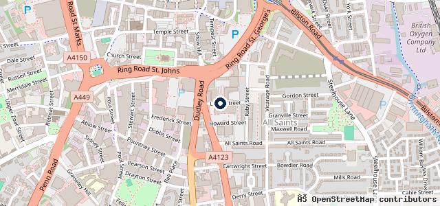 Map showing the location of Sytner BMW