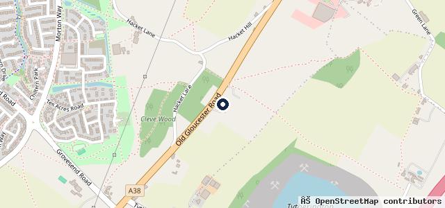 Map showing the location of Ashley Thouless @ Grovesend Garage