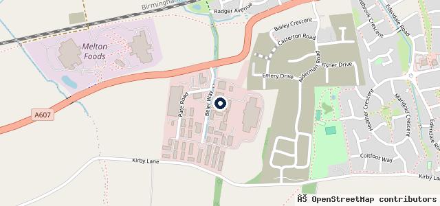 Map showing the location of Aston Autopark