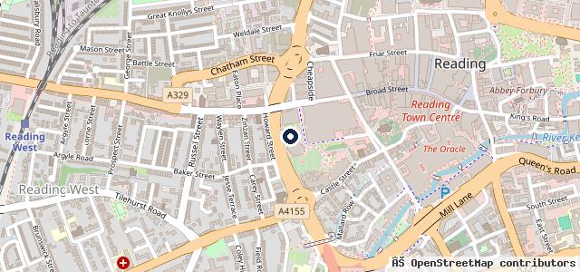 Map showing the location of Anchor Vans