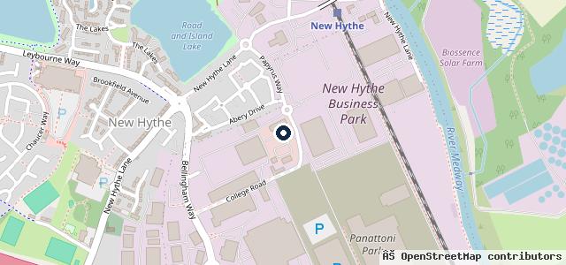 Map showing the location of Rivus - Maidstone