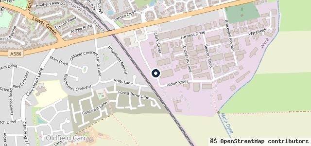 Map showing the location of Chris Allen Garages Ltd