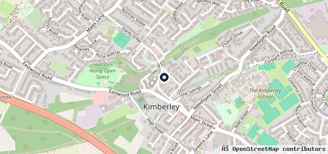 Map showing the location of Woodside Autocentre Limited