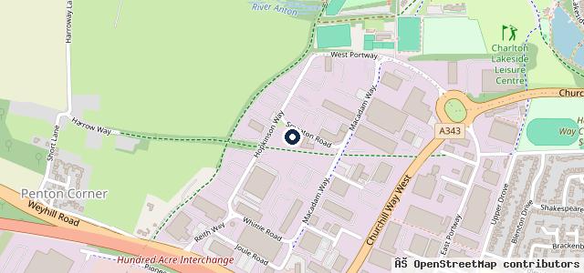 Map showing the location of BP Rolls Commercial Vehicle Repair