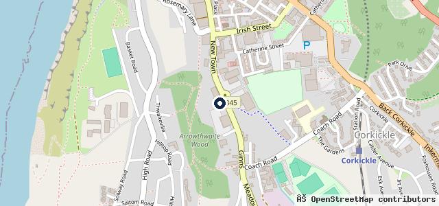 Map showing the location of Dave Milling Motorcycles | Whitehaven