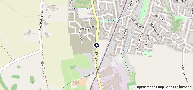 Map showing the location of Three Rivers Veterinary Group, Beccles