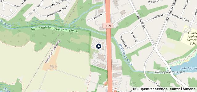 Map showing the location of TOYOTA
