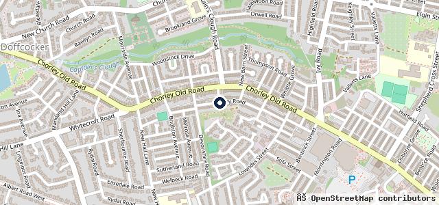 Map showing the location of Stanley Road Garage | Bolton