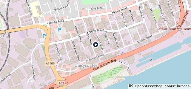 Map showing the location of Japtech Hull Ltd