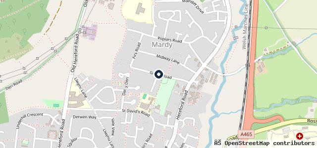 Map showing the location of Keith Price Garages Subaru | Abergavenny