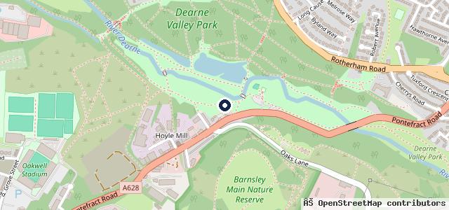 Map showing the location of Dearne Garage | Barnsley