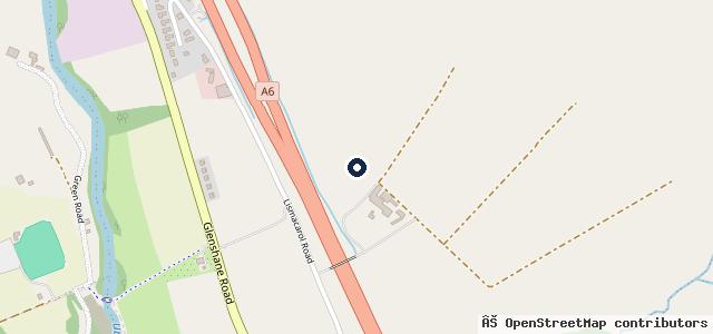 Map showing the location of Lloyd Cooke Motors