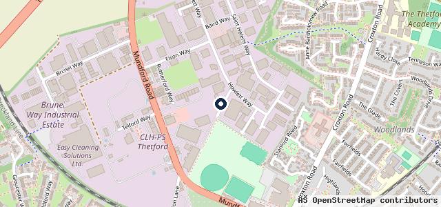 Map showing the location of B M R