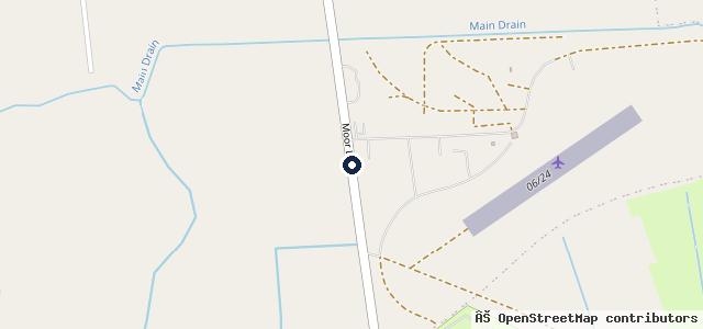 Map showing the location of Camp Road Garage