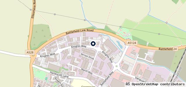 Map showing the location of Bright Motors