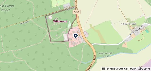Map showing the location of Brambles MOT Centre