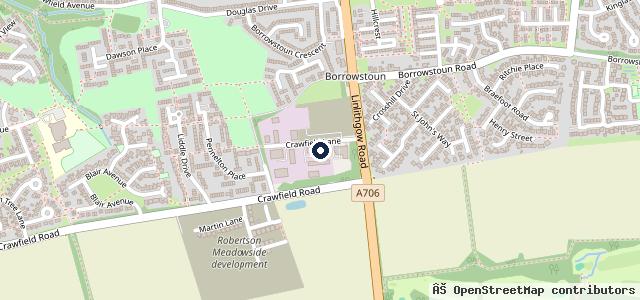 Map showing the location of Carriden Garage