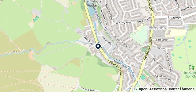 Map showing the location of Wavel MOT Station - Motor Engineers