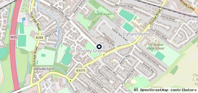Map showing the location of D&amp;D AUTOS | Egham