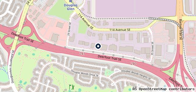 Map showing the location of Fix Auto Calgary Coachworks South