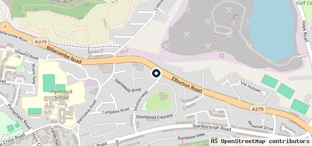 Map showing the location of GT Motorcycles 2012 Limited | Plymouth