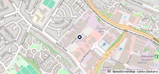 Map showing the location of Kingdom Motorcycles | Ipswich