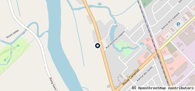 Map showing the location of Centre De Carrosserie 3000 Inc.
