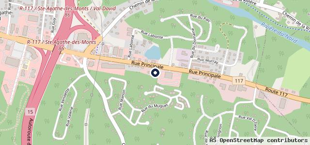 Map showing the location of Centre De L'auto S. Legault