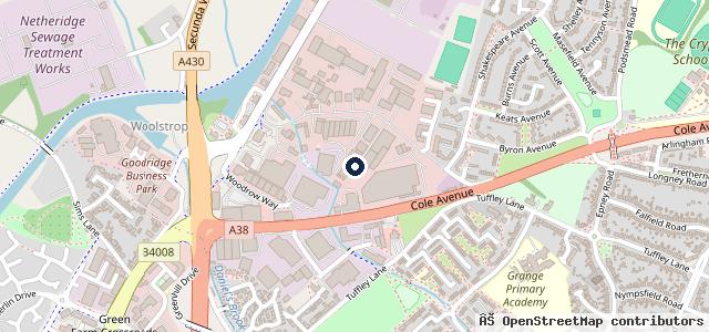 Map showing the location of Commercial Vehicle Repairs
