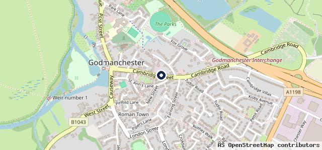 Map showing the location of BL Searle Ltd