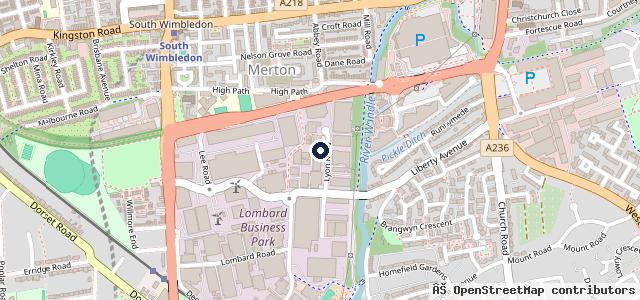 Map showing the location of Hunt's Vehicle Servicing & Van Hire