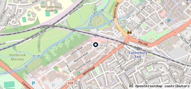 Map showing the location of Autocare (Canterbury) Ltd