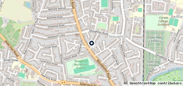 Map showing the location of Gordon Farley Motorcycles | Guildford