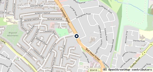 Map showing the location of Bishop & Bishop (MG Motors)