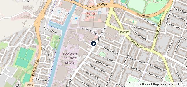 Map showing the location of Autovalue5 LTD
