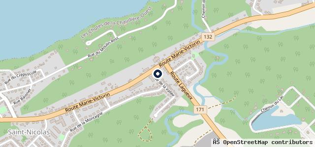 Map showing the location of Garage Saint-nicolas