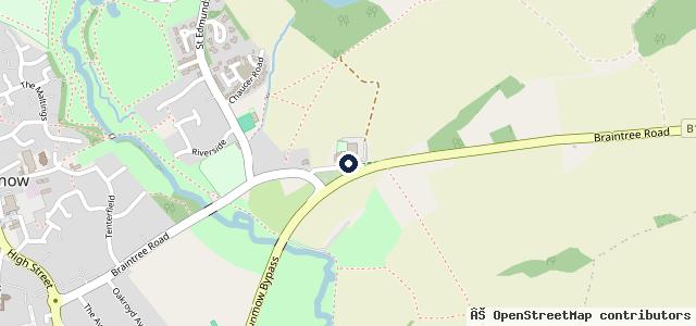 Map showing the location of Key Auto Sales | Braintree