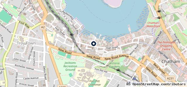Map showing the location of RM Tyres &amp; MOTs | Strood