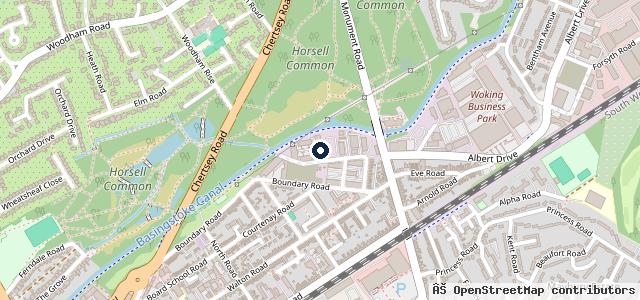 Map showing the location of Allwood Engineering | Woking