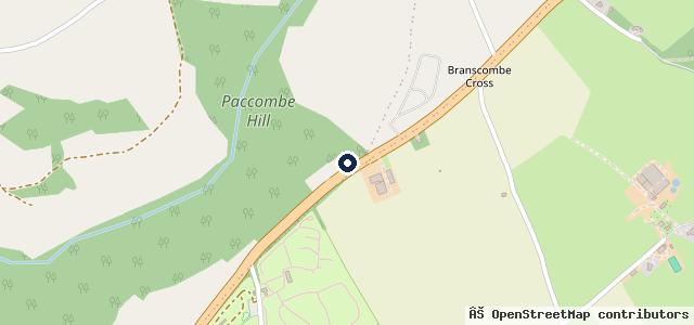 Map showing the location of Kingsdown Garage