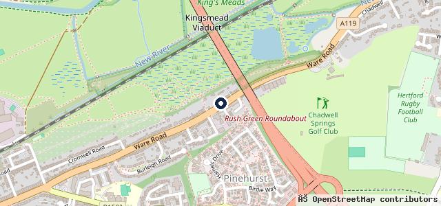 Map showing the location of Hailey Garage Ltd