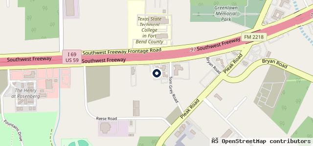 Map showing the location of Finnegan Chevrolet