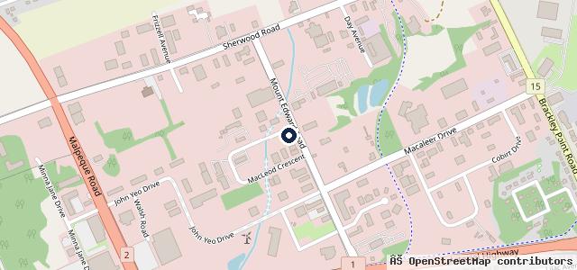 Map showing the location of Mackinnon Bros Service Center