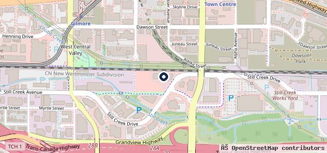 Map showing the location of TOYOTA